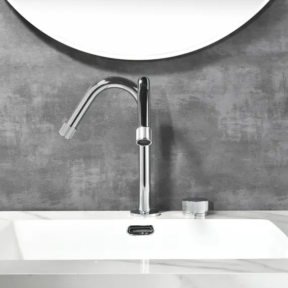 Смеситель для раковины Black&White GF-7108-GM