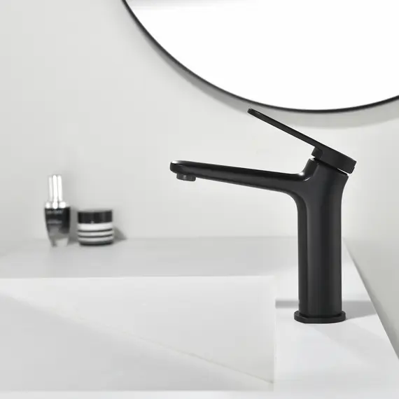 Смеситель для раковины Black&White GF-7109-GM