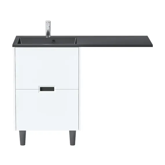 Тумба 1Marka Maid 38Н/58Н 2ящика белый