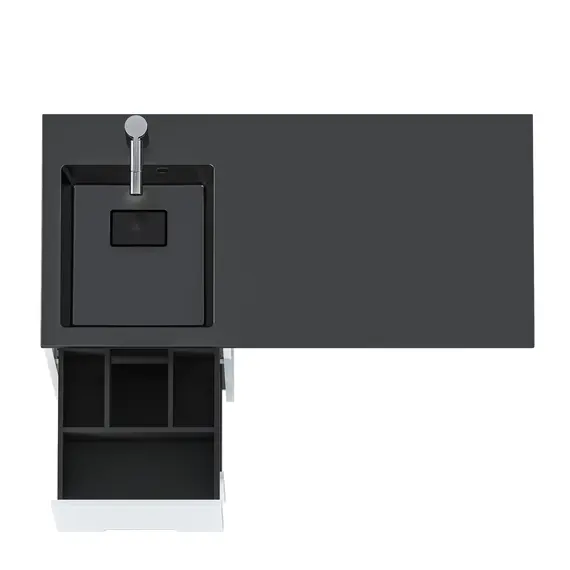 Тумба 1Marka Maid 38Н/58Н 2ящика белый