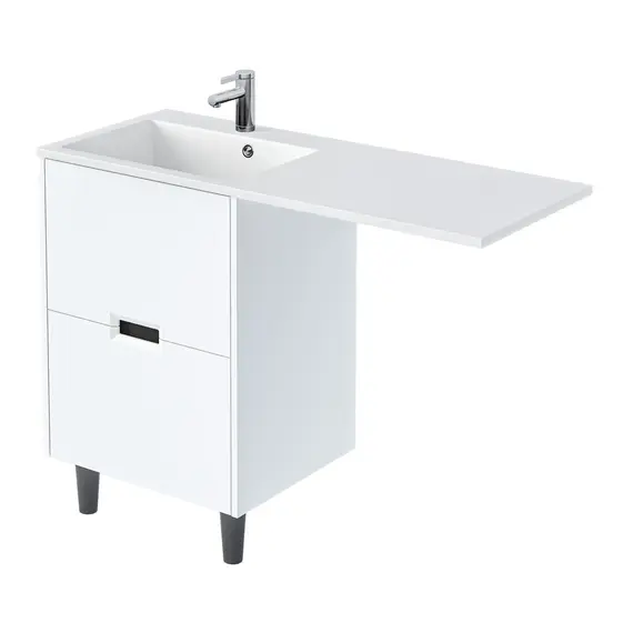 Тумба 1Marka Maid 38Н/58Н 2ящика белый