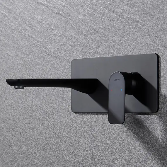 Смеситель для раковины встраиваемый  Black&White UK8306B