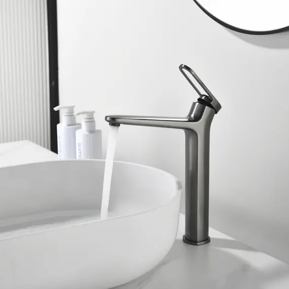 Смеситель для раковины Black&White GF-7209-GM