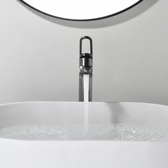 Смеситель для раковины Black&White GF-7209-GM