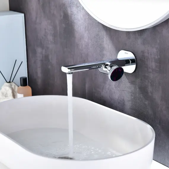 Смеситель для раковины встраиваемый Black&White GF-7407-С