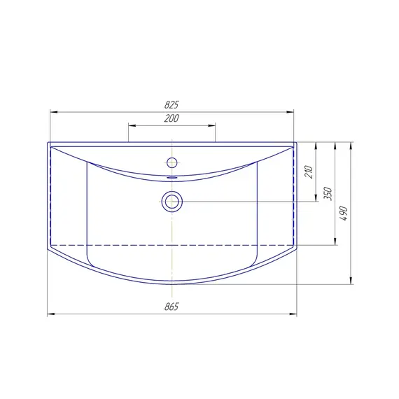 Раковина 1 Марка Стиль 85 Кировит