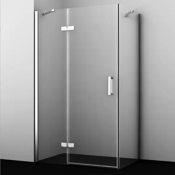 Душевой уголок WasserKRAFT AllerWHITE  Хром/Белый