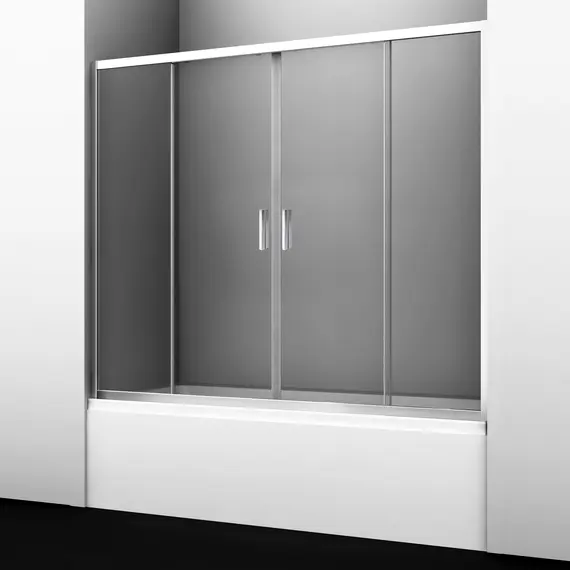 Стеклянная шторка WasserKRAFT Lippe 45S02-170   170х150