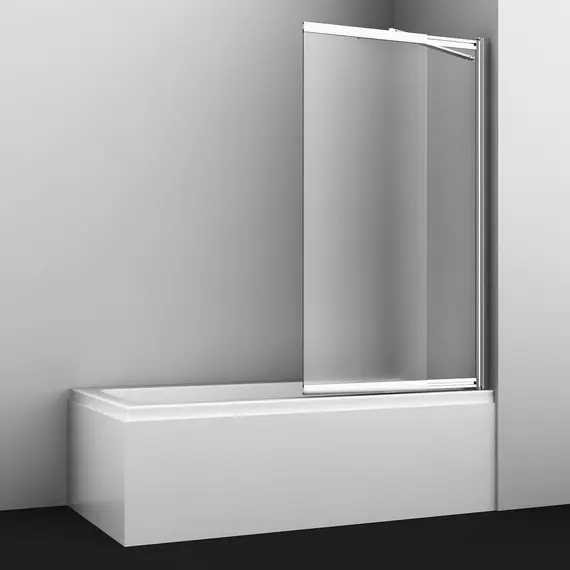 Стеклянная шторка WasserKRAFT Main матовое/хром