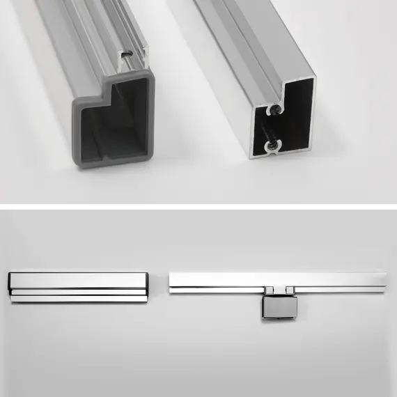 Душевой уголок прямоугольный WasserKRAFT Berkel