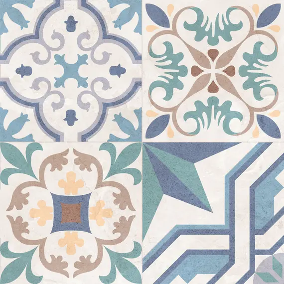 Керамогранит Топаз / Topaz GT235VG Синий 41,2x41,2 _ 1\81,6