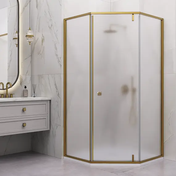 Душевой уголок RGW HO-088Gb матовое/золото
