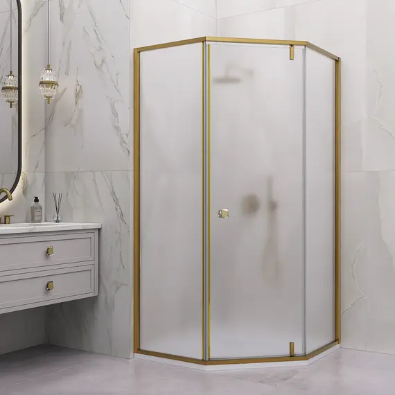 Душевой уголок RGW HO-088Gb матовое/золото