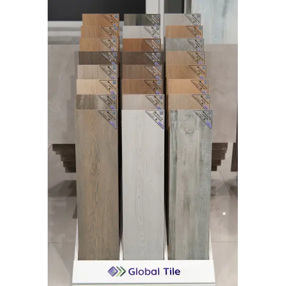 Керамогранит Замороженный сад / Frostharden Белый 19,8x80 _ 1\57,024