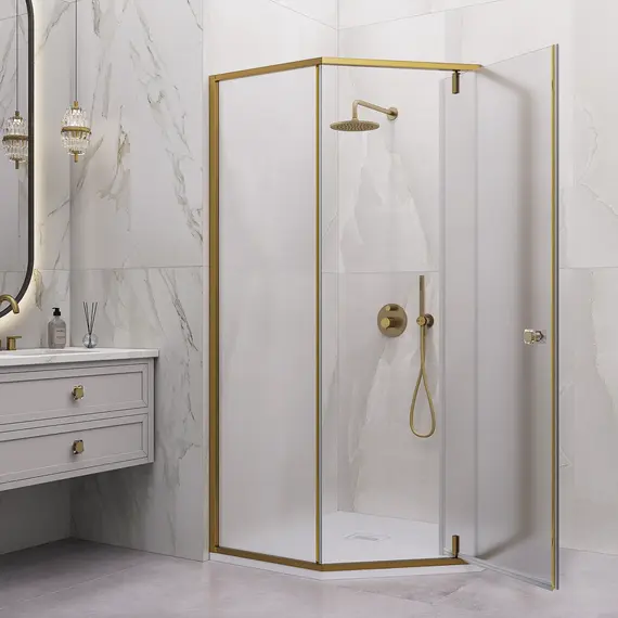 Душевой уголок RGW HO-088Gb матовое/золото