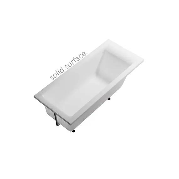 Ванна Astra-Form НЕЙТ SOLID с щелевым переливом, донный клапан белый матовый