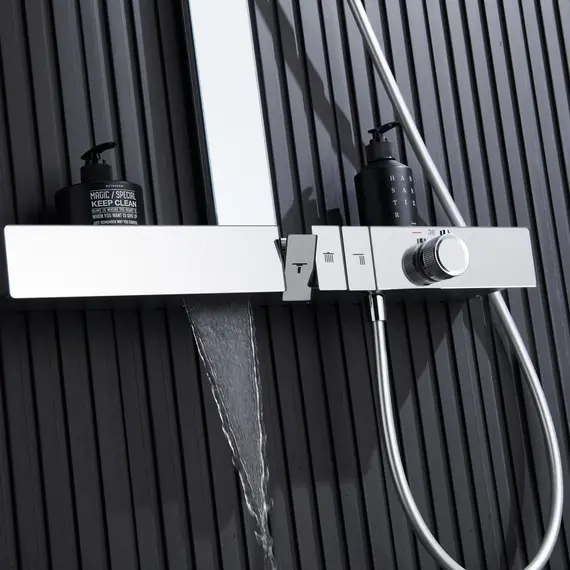 Душевая стойка Black&White GH-9005N-C