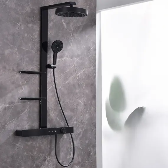 Душевая стойка Black&White GH-9005N-BM