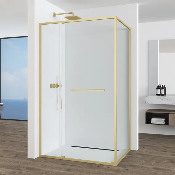 Душевое ограждение  Black&White S1180-1290G