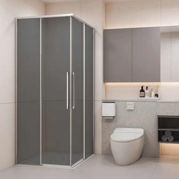 Душевое ограждение  Black&White S1220-9090N-GG