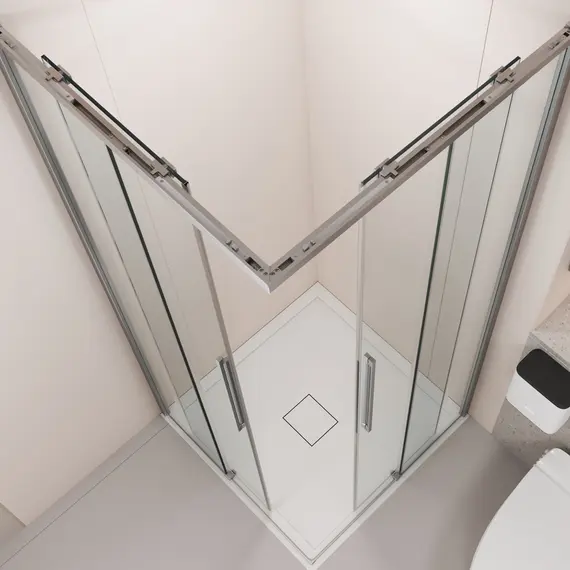 Душевое ограждение  Black&White S1220-9090N-GG