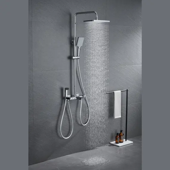 Душевая стойка Black&White UK7016C