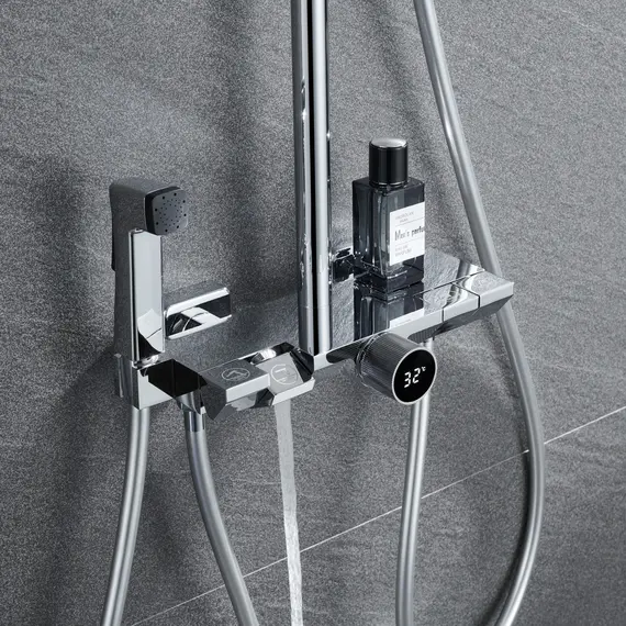 Душевая стойка Black&White UK7016C