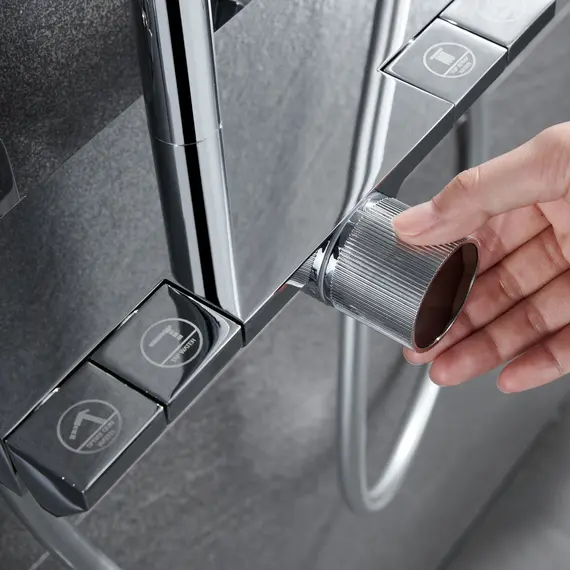 Душевая стойка Black&White UK7016C