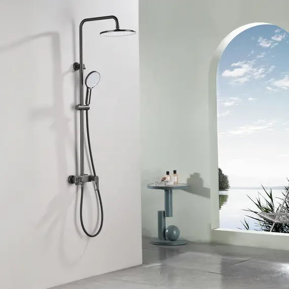 Душевая стойка Black & White GL-9102-GM