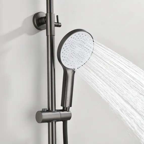 Душевая стойка Black & White GL-9102-GM