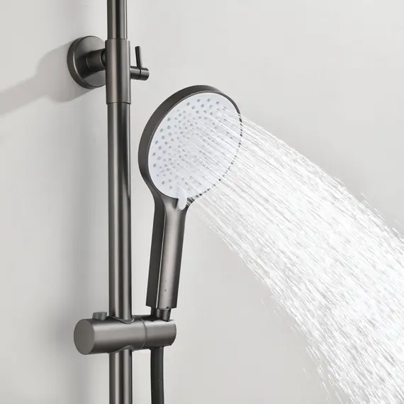 Душевая стойка Black & White GL-9102-GM