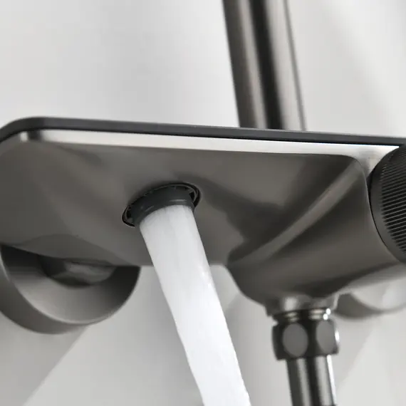 Душевая стойка Black & White GL-9104-GM