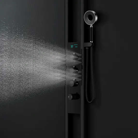 Душевая панель Black & White W075MB