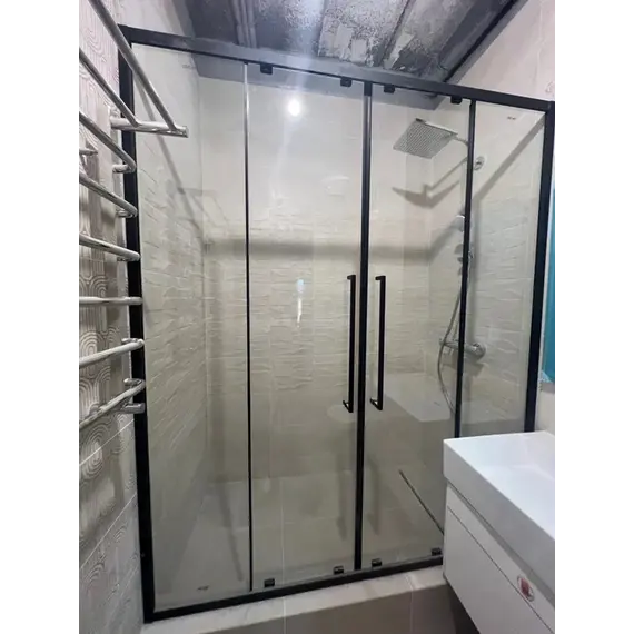 Душевая дверь ABBER Schwarzer Diamant прозрачное/черный