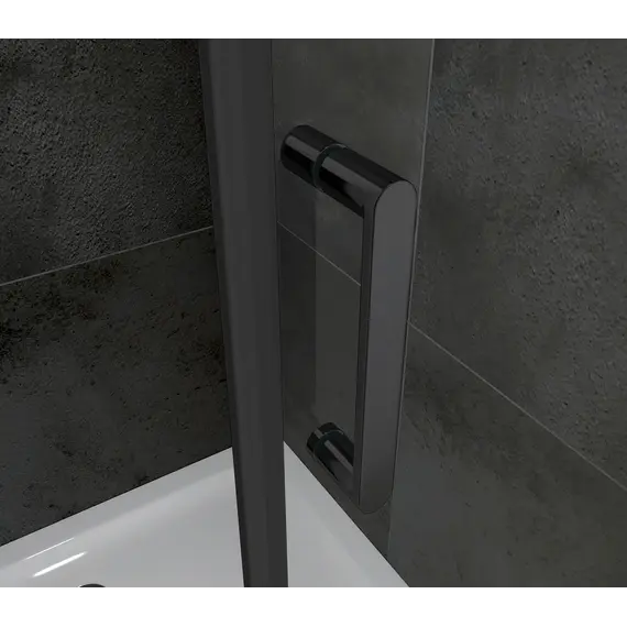 Душевой уголок ABBER Sonnenstrand  прозр/черн