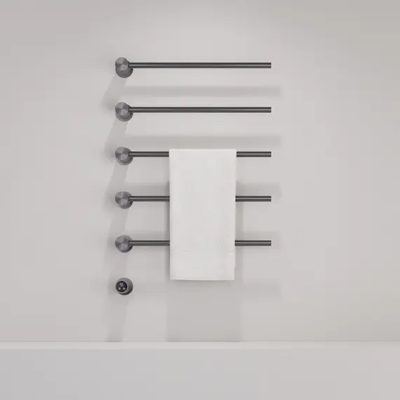 Полотенцесушитель электрический ABBER Charme AH4005NG никель