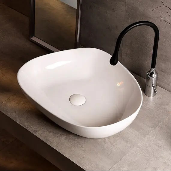 Раковина накладная ABBER Bequem AC2124 белая