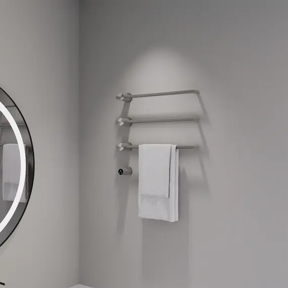 Полотенцесушитель электрический ABBER Charme AH4003BST сталь брашированная