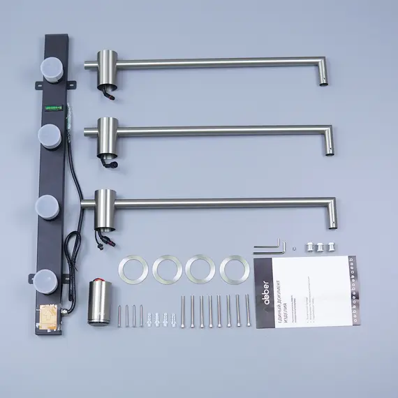 Полотенцесушитель электрический ABBER Charme AH4003BST сталь брашированная