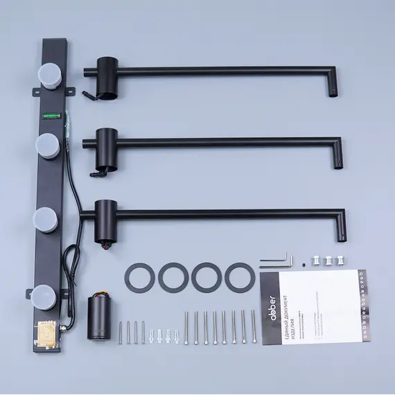 Полотенцесушитель электрический ABBER Charme AH4003MB черный матовый