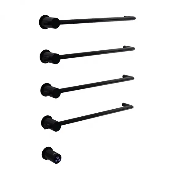 Полотенцесушитель электрический ABBER Charme AH4004MB черный матовый