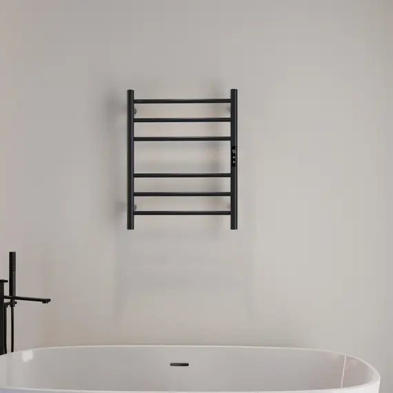 Полотенцесушитель электрический ABBER Standard AH4606MB черный матовый