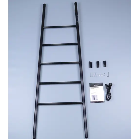 Полотенцесушитель электрический ABBER Treppe AH4705MB черный матовый