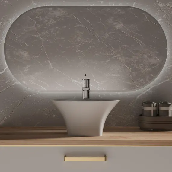 Раковина накладная ABBER Bequem AC2125 белая