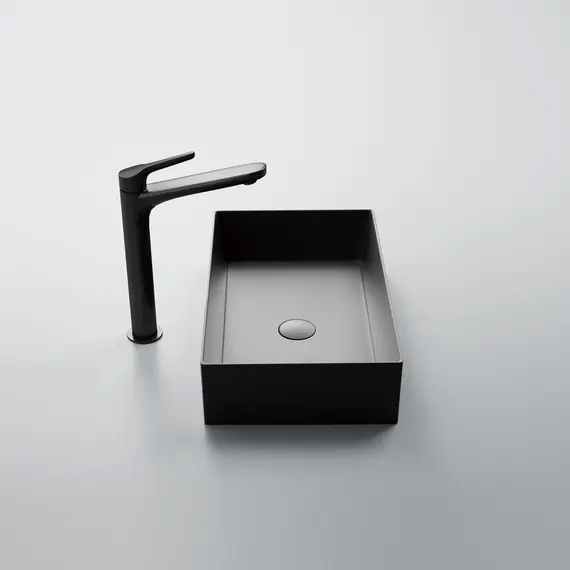 Раковина накладная ABBER Rechteck AC2220MB черная матовая