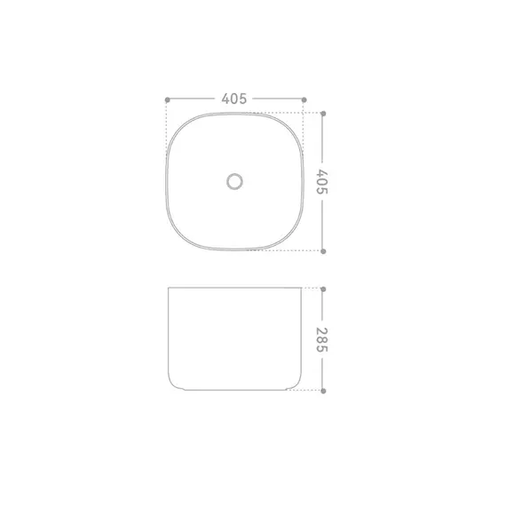 Раковина накладная ABBER Rechteck AC2222MB черная матовая