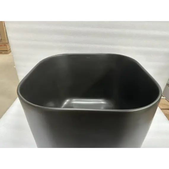 Раковина накладная ABBER Rechteck AC2222MB черная матовая