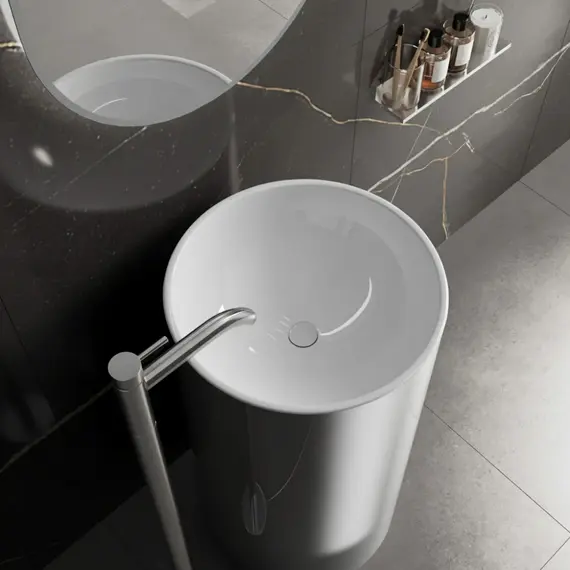 Раковина отдельностоящая ABBER Bequem AC2133 белая