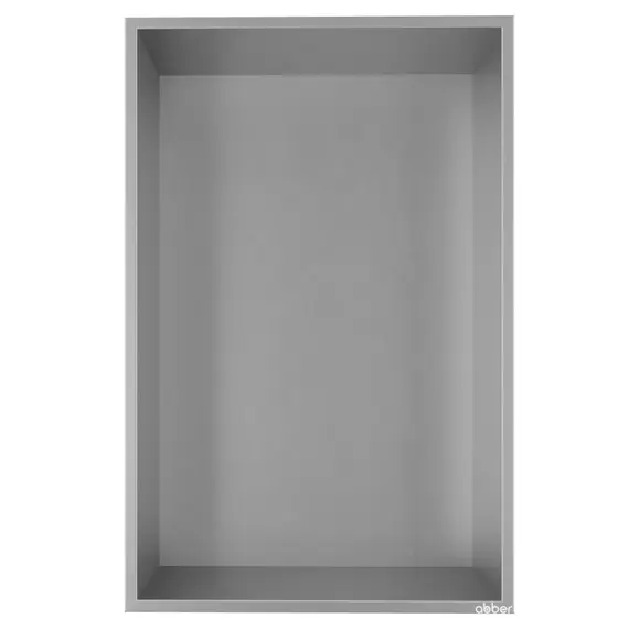 Скрытая настенная ниша из нержавеющей стали ABBER Nischen AN3001BST, сталь брашированная