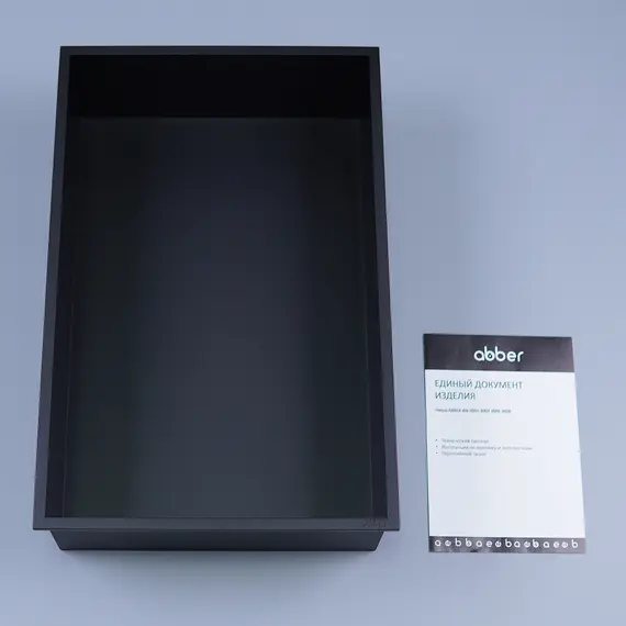 Скрытая настенная ниша из нержавеющей стали ABBER Nischen AN3001MB черная матовая